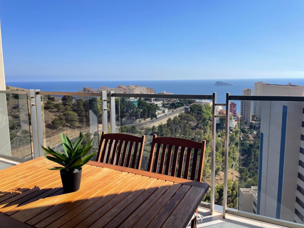 Lujoso Apartamento Con Vistas Al Mar En Mirador Del Mediterraneo By Gestaltur Бенидорм Экстерьер фото